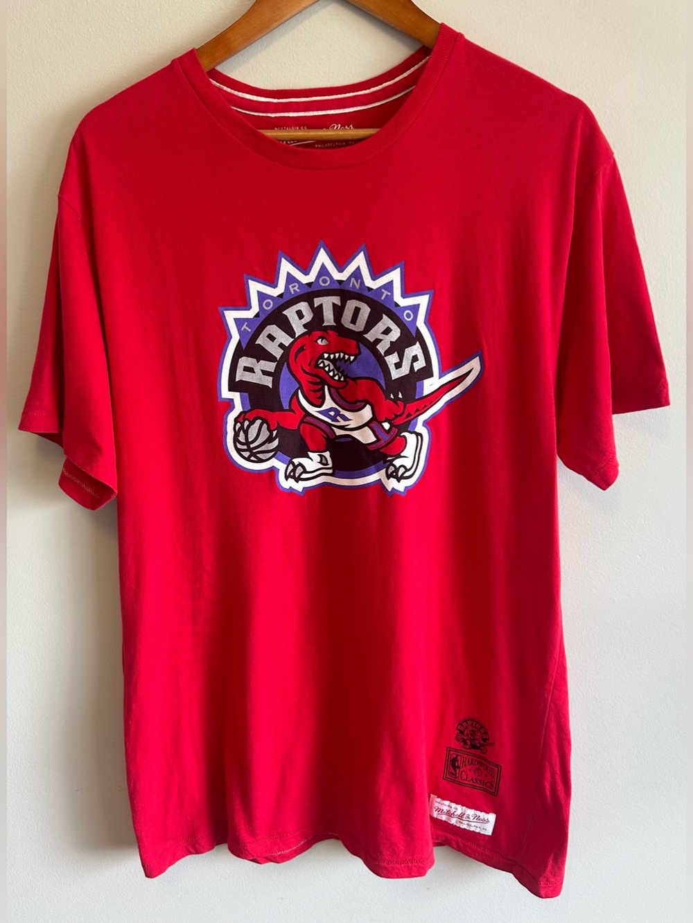 Mitchell & Ness Toronto Raptors NBA Hardwood Classics T-shirt XL Retro Logo